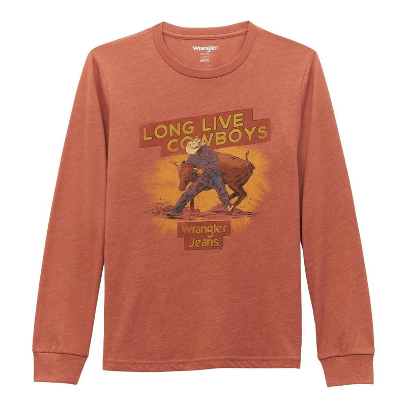 Boy's Steer Wrestling Tee