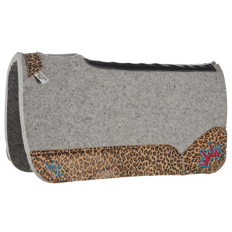 Kush Leopard Felt Saddle Pad
