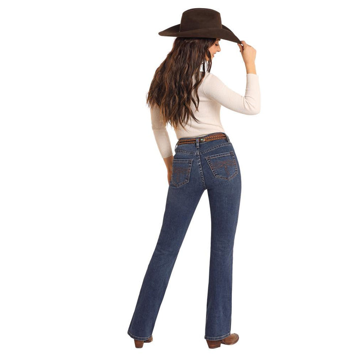 Women's Side Seam High Rise Jeans