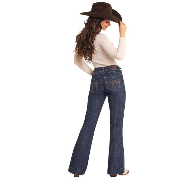 Women's Diamond Mid Rise Trousers
