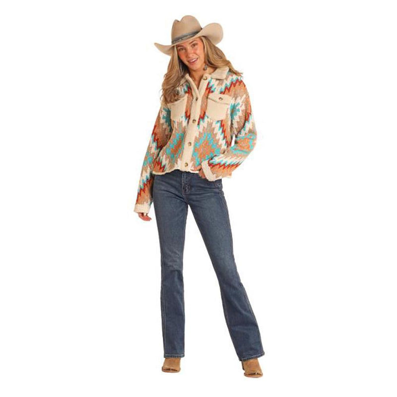 Women's Aztec Sweater Cardigan