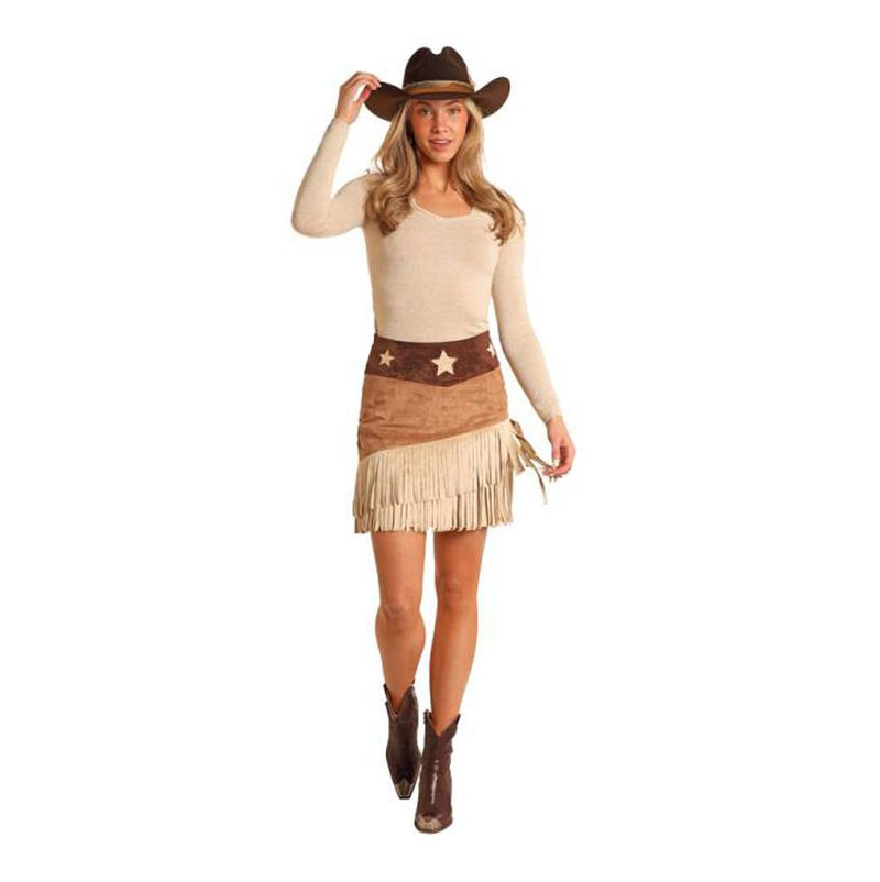Women's Star Fringe Skirt