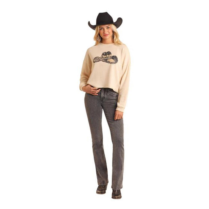 Women's Knit Graphic Pullover