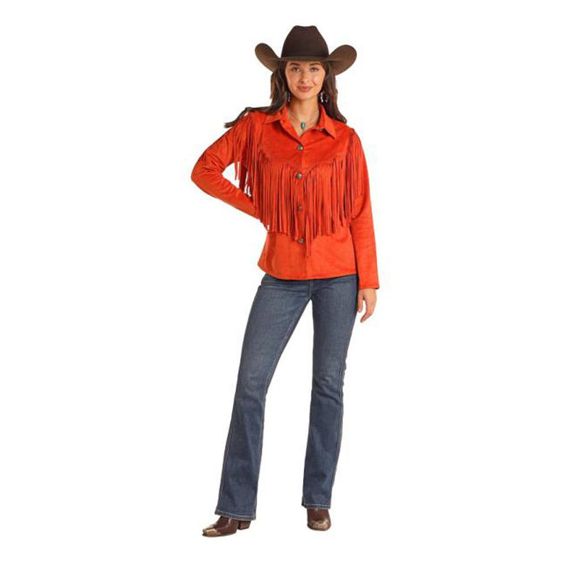 Women's Fringe Studded Jacket