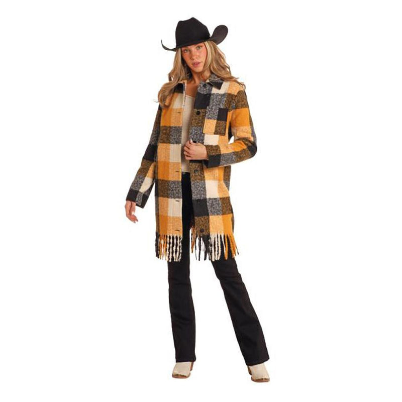 Women's Long Fringe Coat
