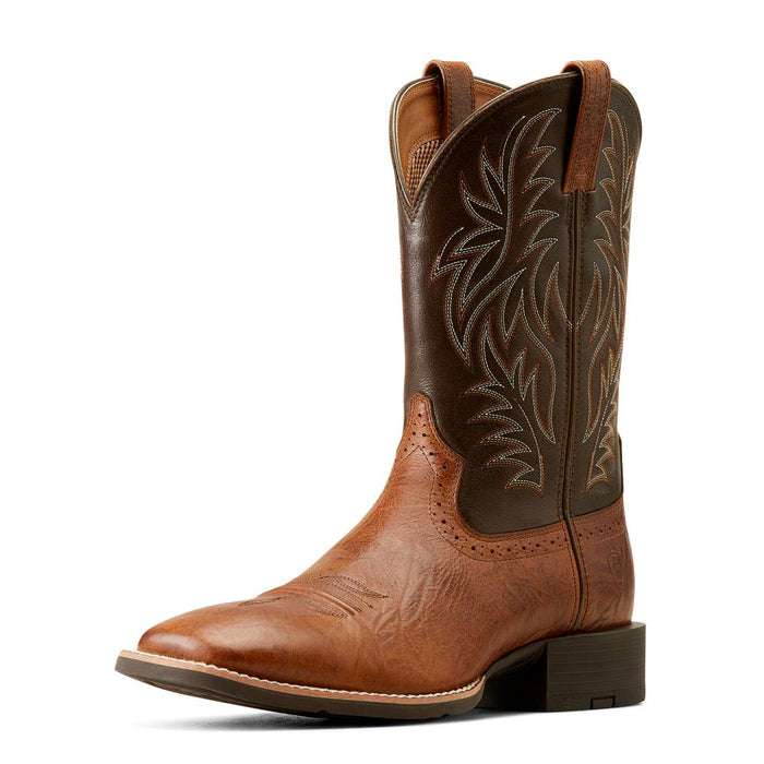 Men`s Sport Peanut Butter Vamp 11In Brown Top Boot
