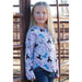 Girl's Purple Print Top