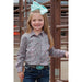 Girl's Pink Cheetah Snap Shirt