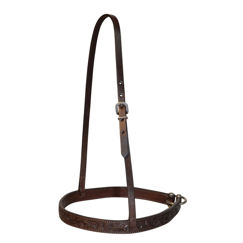 Classic Walnut Floral Noseband