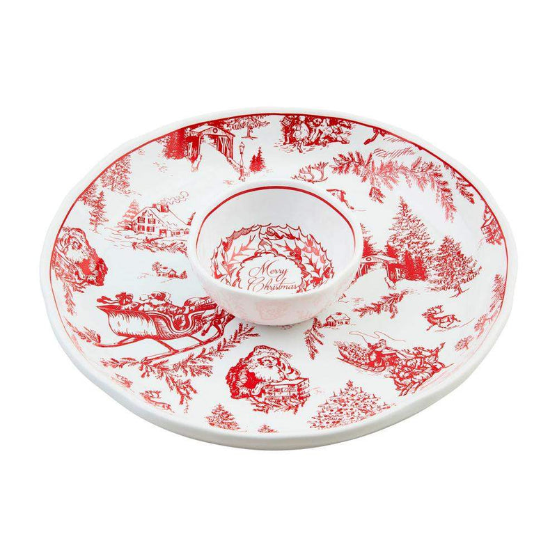 Toile Chip and Dip Set