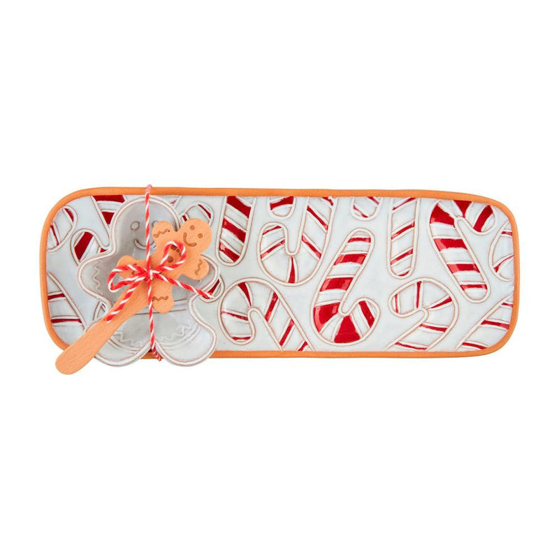 Gingerbread Tray and Dip Set