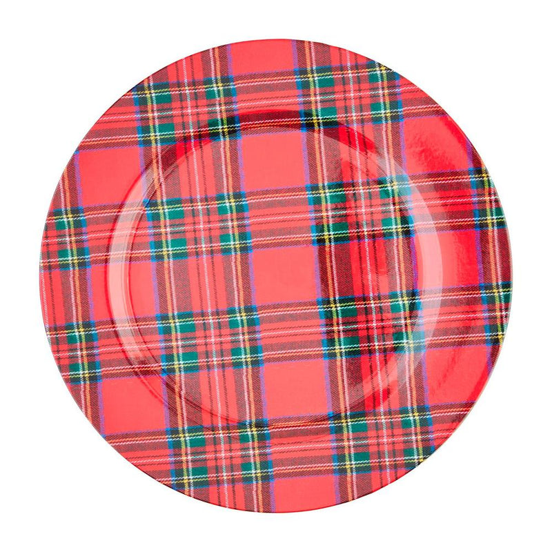 Tartan Charger Plates