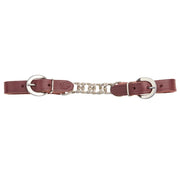 3/4" Flat Stainless Steel Chain Curb Strap with Stainless Steel Buckles