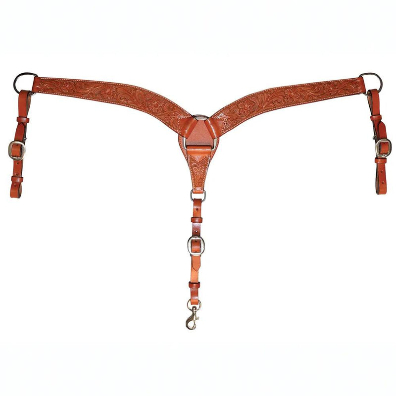2in Contoured Tapered Natural Regular Oil Floral Breast Collar