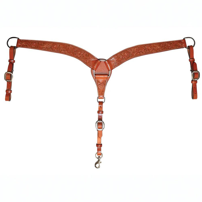 2in Contoured Tapered Natural Regular Oil Floral Breast Collar