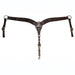 2in Contoured Tapered Walnut Floral Breast Collar