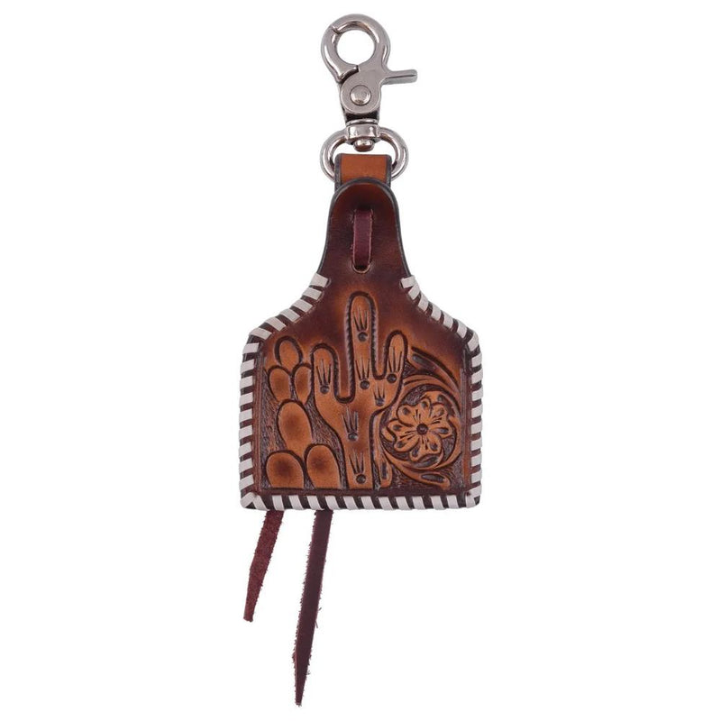 Cactus Cow Tag Saddle Charm