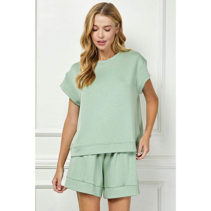 Women's Sage Lounge Top