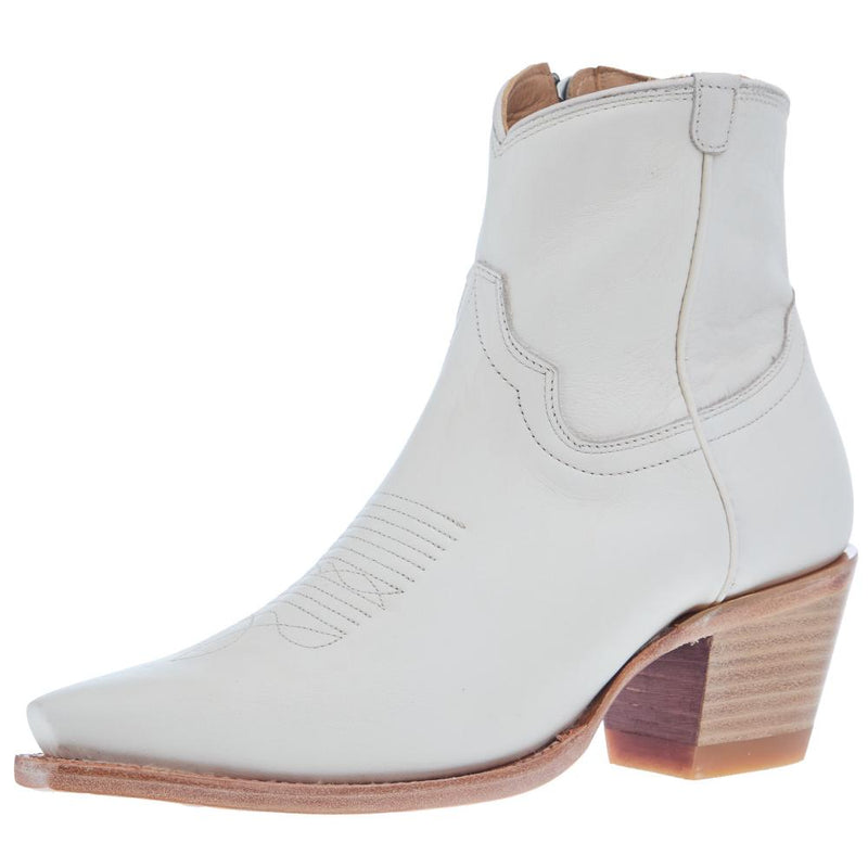 Women`s Daisy Bovine Bone Vamp 6In Bovine Bone Top Boot