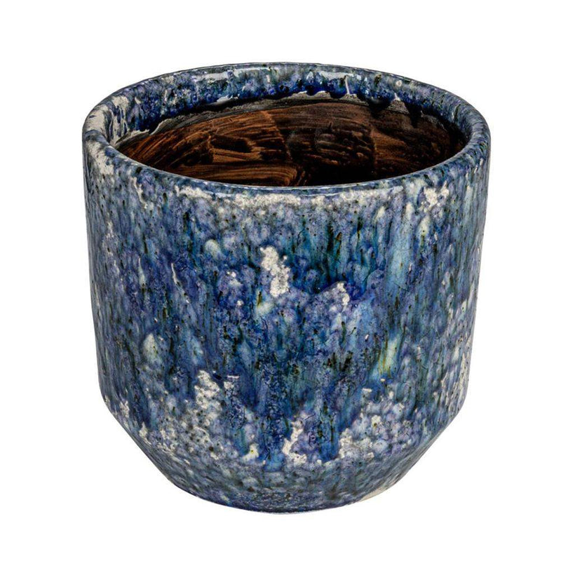 Blue Terra Cotta Planter