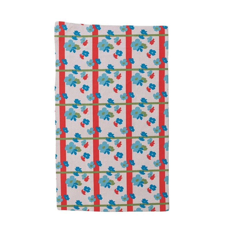 Floral Print Micro Tea Towel