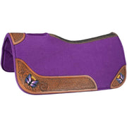 20X28 Butterfly Purple Felt Saddle Pad
