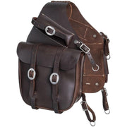 Dark Oil Leather Deluxe Medicine Bag
