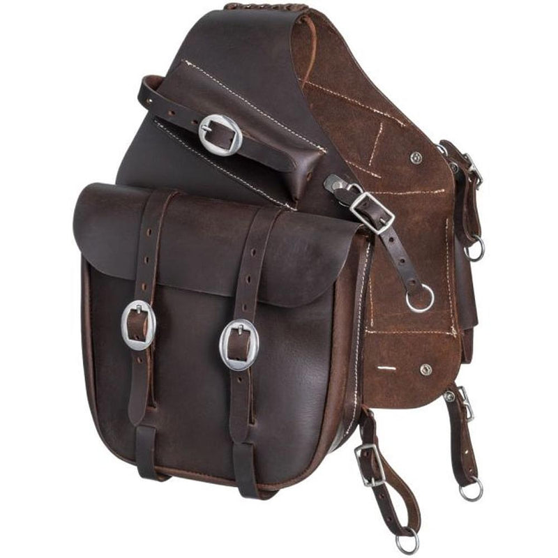 Dark Oil Leather Deluxe Medicine Bag