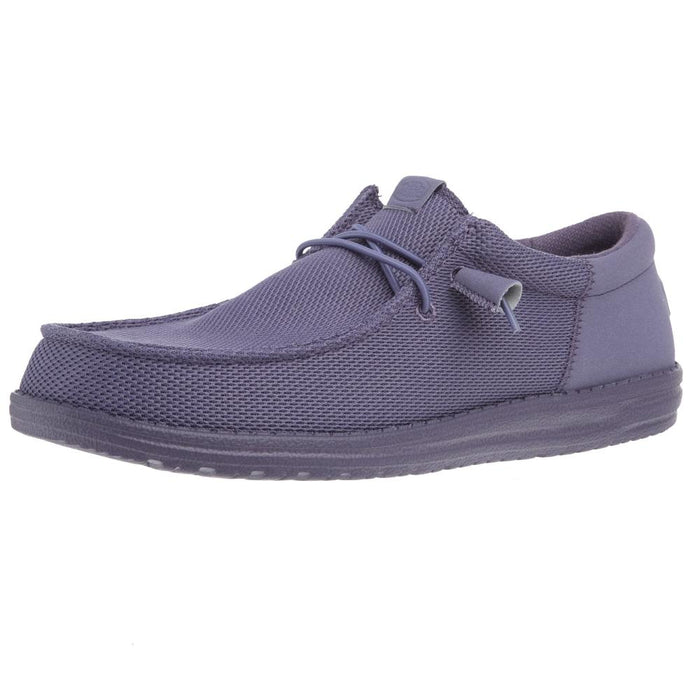 16 M Hey Dude Men`s Dark Lilac Wally Funk Mono Casual Shoe