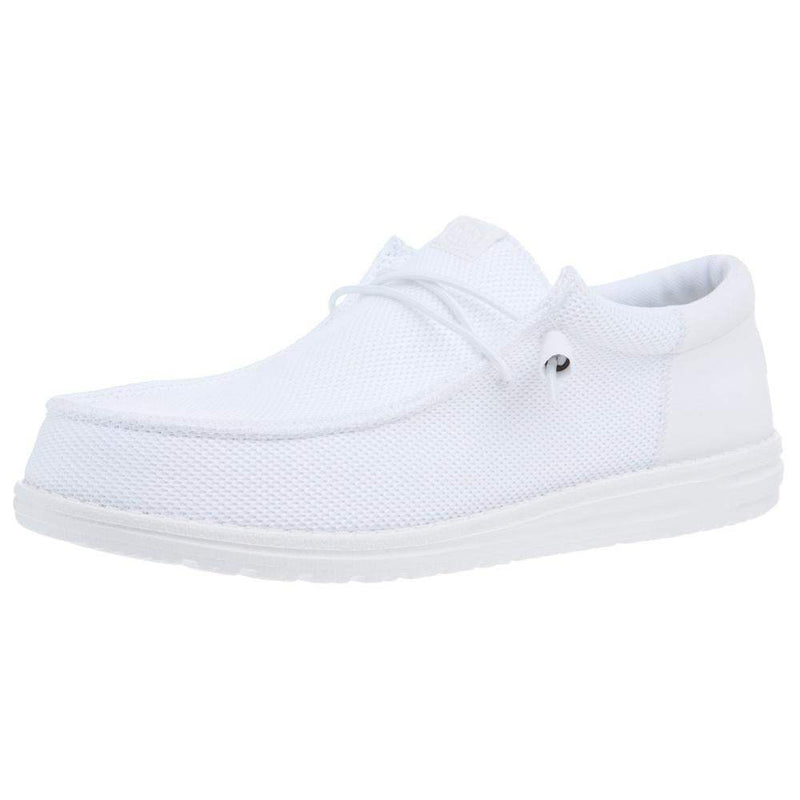 Men`s Wally All White Casual Shoe