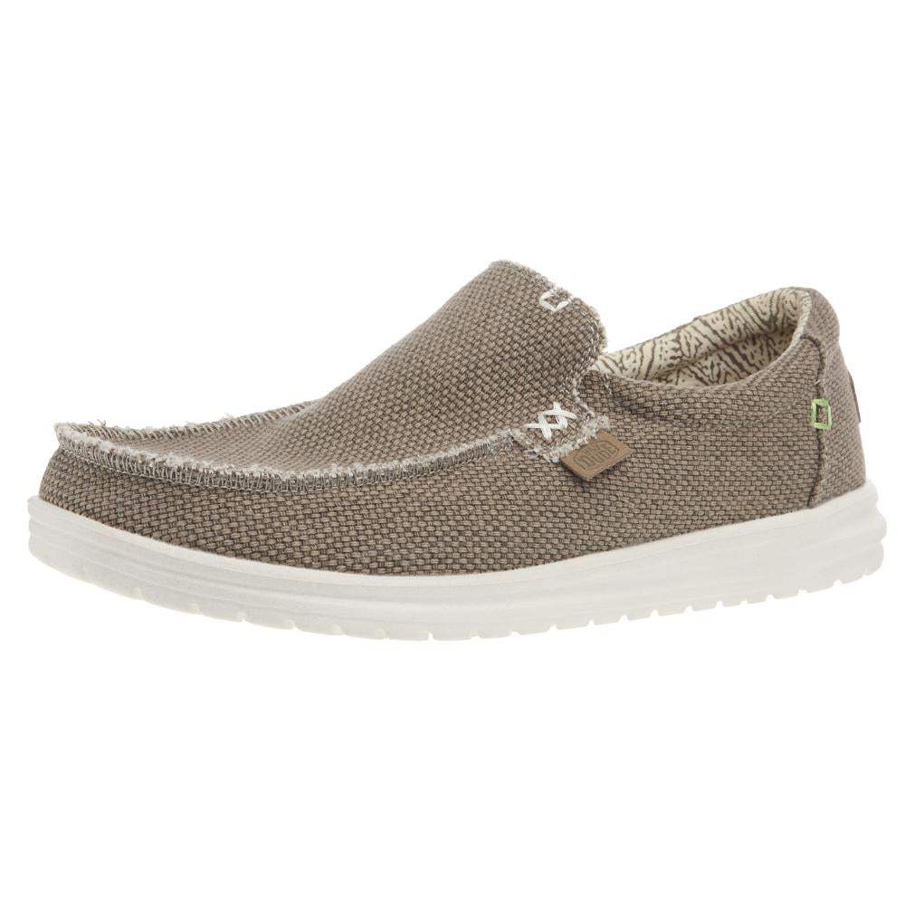 Hey Dude Men's Mikka Braided Fossil Casual Shoe — NRS