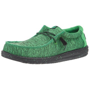 Men`s Green Wally Sport Knit Casual Shoe