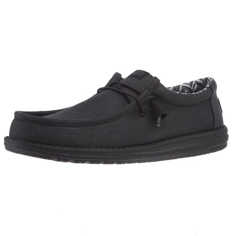 Men's Wally Canvas Black On Black Casual Shoe