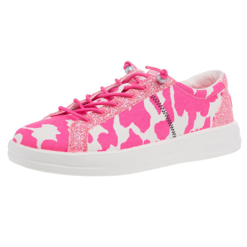 Women`s Karina Cow Electric Pink Casual