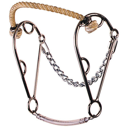Mors Hackamore Reinsman - Anneau Combinaison Corde Nez - Étape E (903) - Neuf