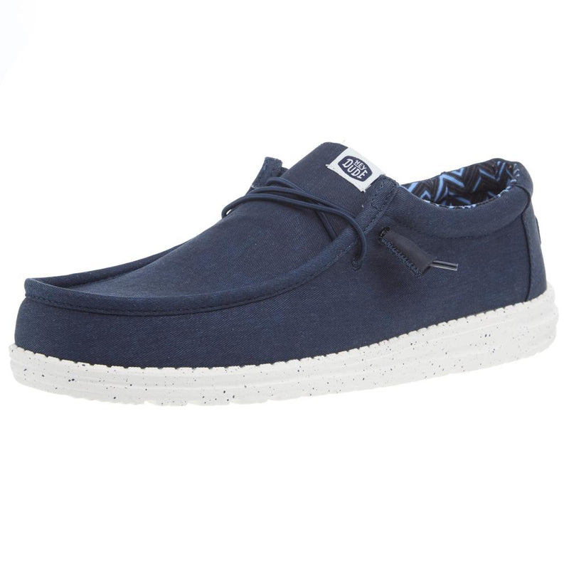 Men's Wally Navy Canvas Casual Shoe