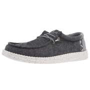 Men's Wally Coastline Black Casual Shoe