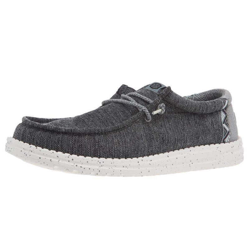 Men's Wally Coastline Black Casual Shoe