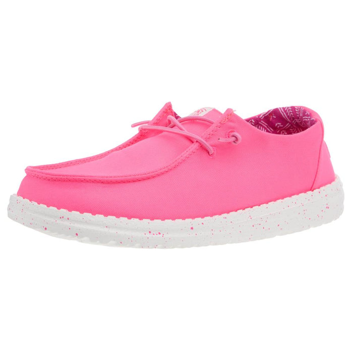 Women's Wendy Canvas Neon Pink Casual