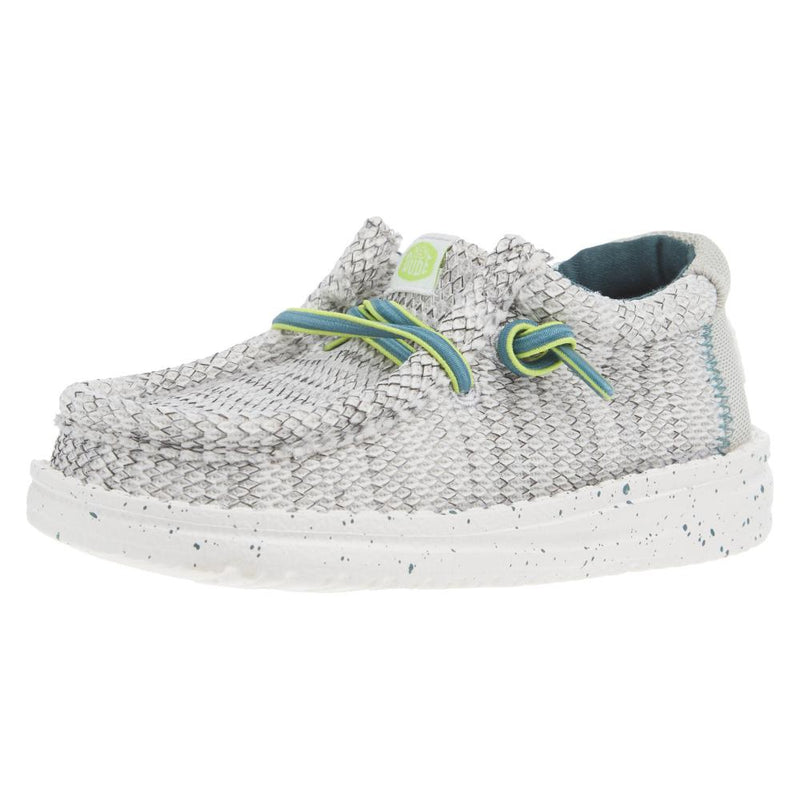 Wally Toddler Heathered Mesh White