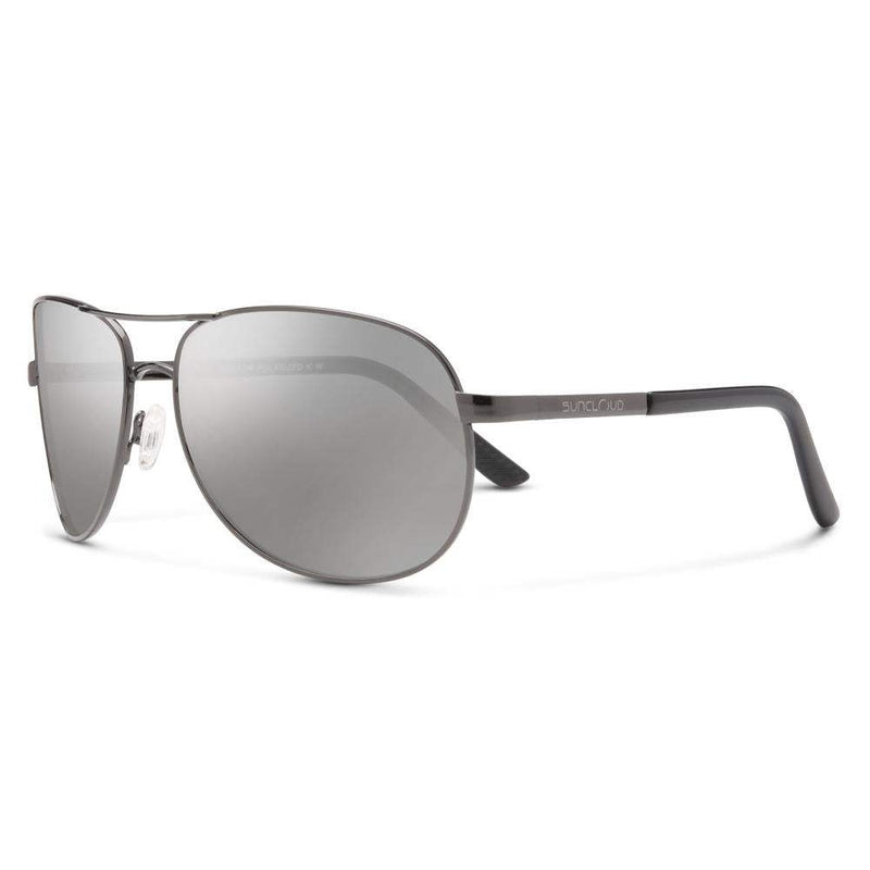 Aviator Gunmetal/Polar Silver Mirror Sunglasses