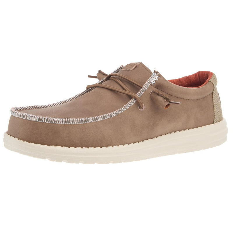 Men's Wally Fabricated Leather Wide Casual Shoe