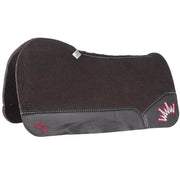 OG 3/4in Felt Saddle Pad with Black Wear Leathers