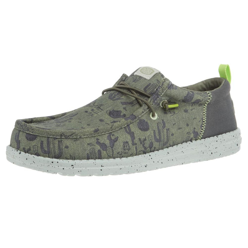 Men`s Green Wally Funk Desert Casual Shoe