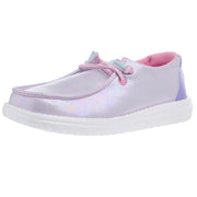 Youth Wendy Iridescent Sparkle Purple Casual Shoe