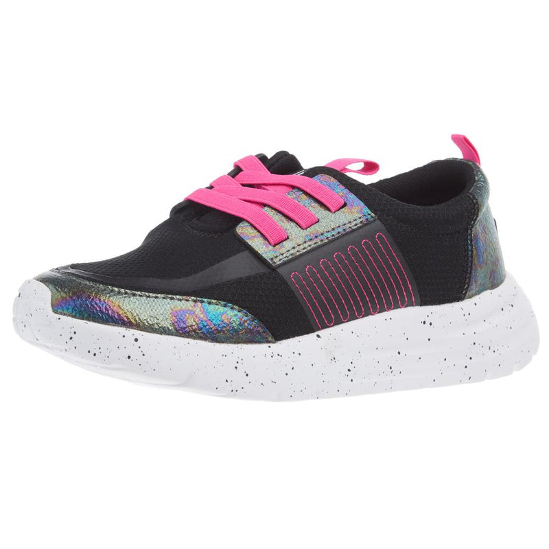 Youth Sirocco Play Brights Black and Pink Casual Shoe