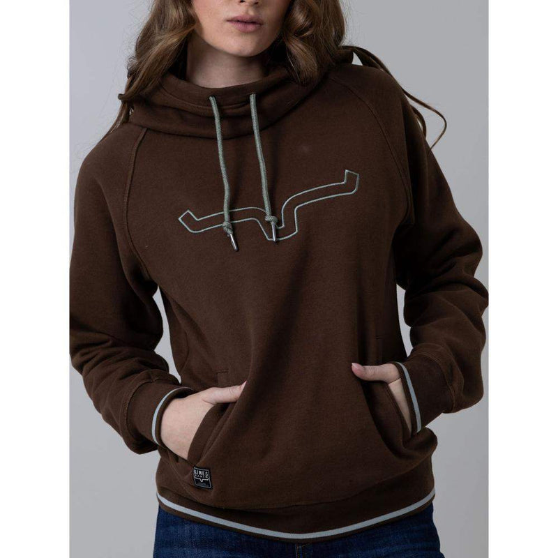 Women's Brown Two Scoops Hoodie