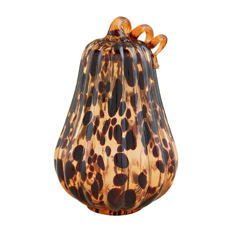 Medium Tortoise Glass Pumpkin