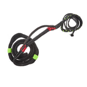 Brazilian Right Handed 5/8" Double Braid Black and Lime Green Junior Bull Rope