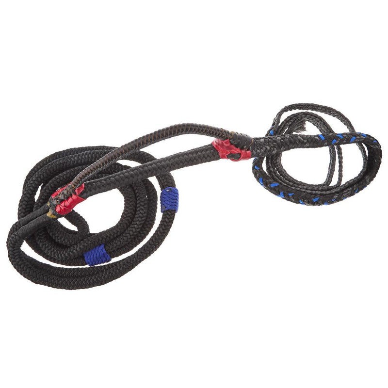 Brazilian Right Handed 5/8" Double Braid Black and Royal Blue Junior Bull Rope